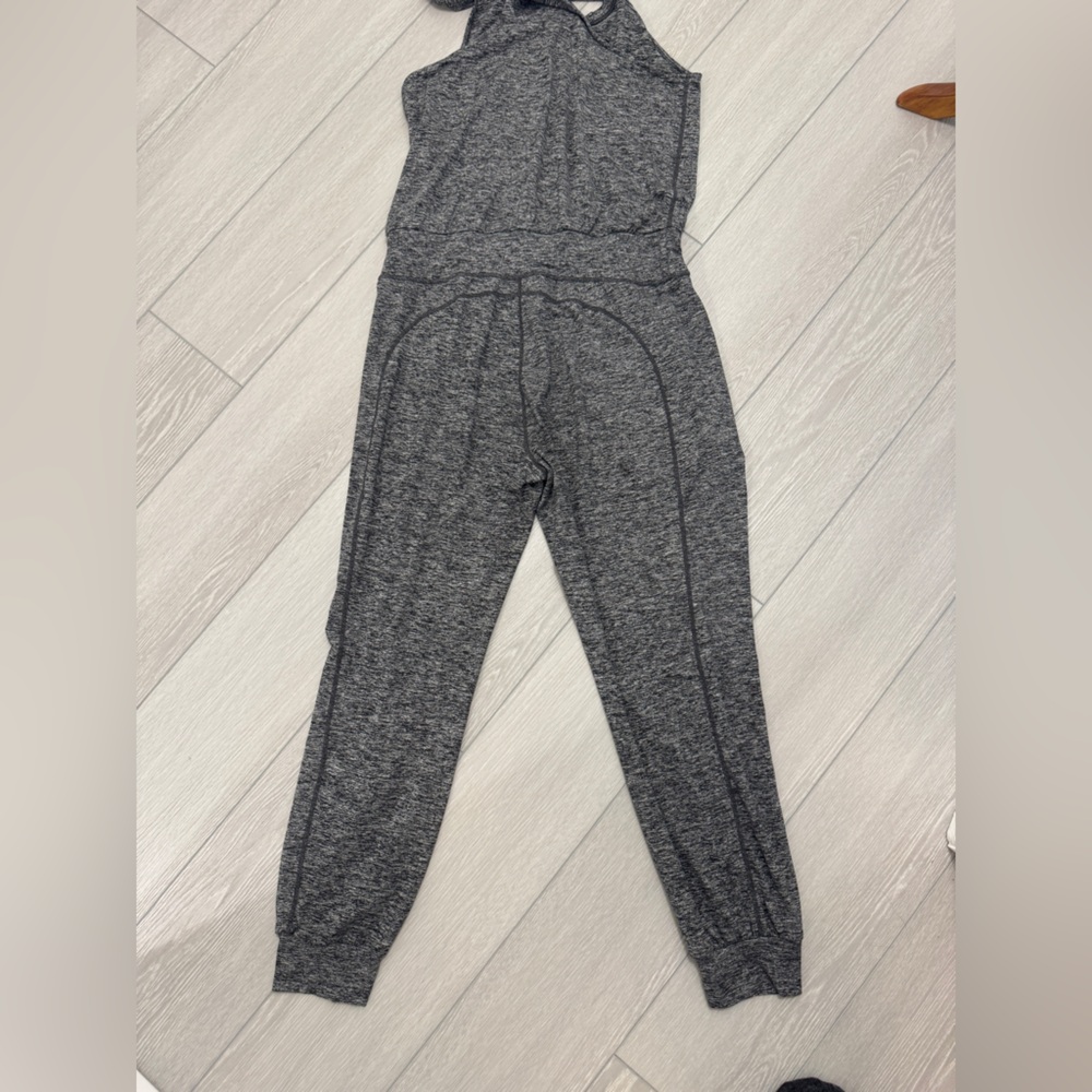 Sweaty Betty Gary Gray Sleeveless Jumpsuit Size L - Picture 5 of 5
